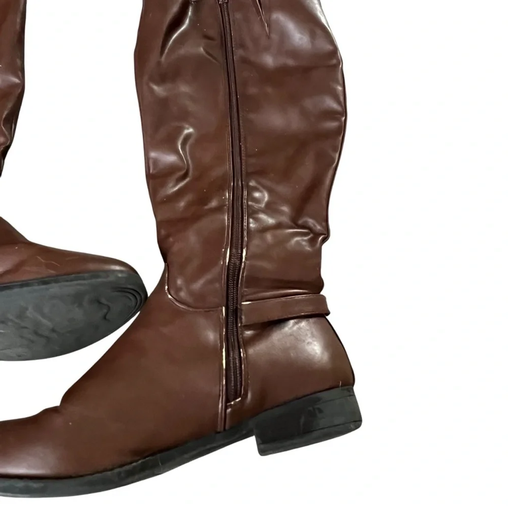 EXPRESS Brown Riding Boots Sz 9